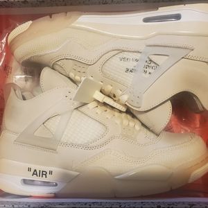 Jordan 4 sail off white